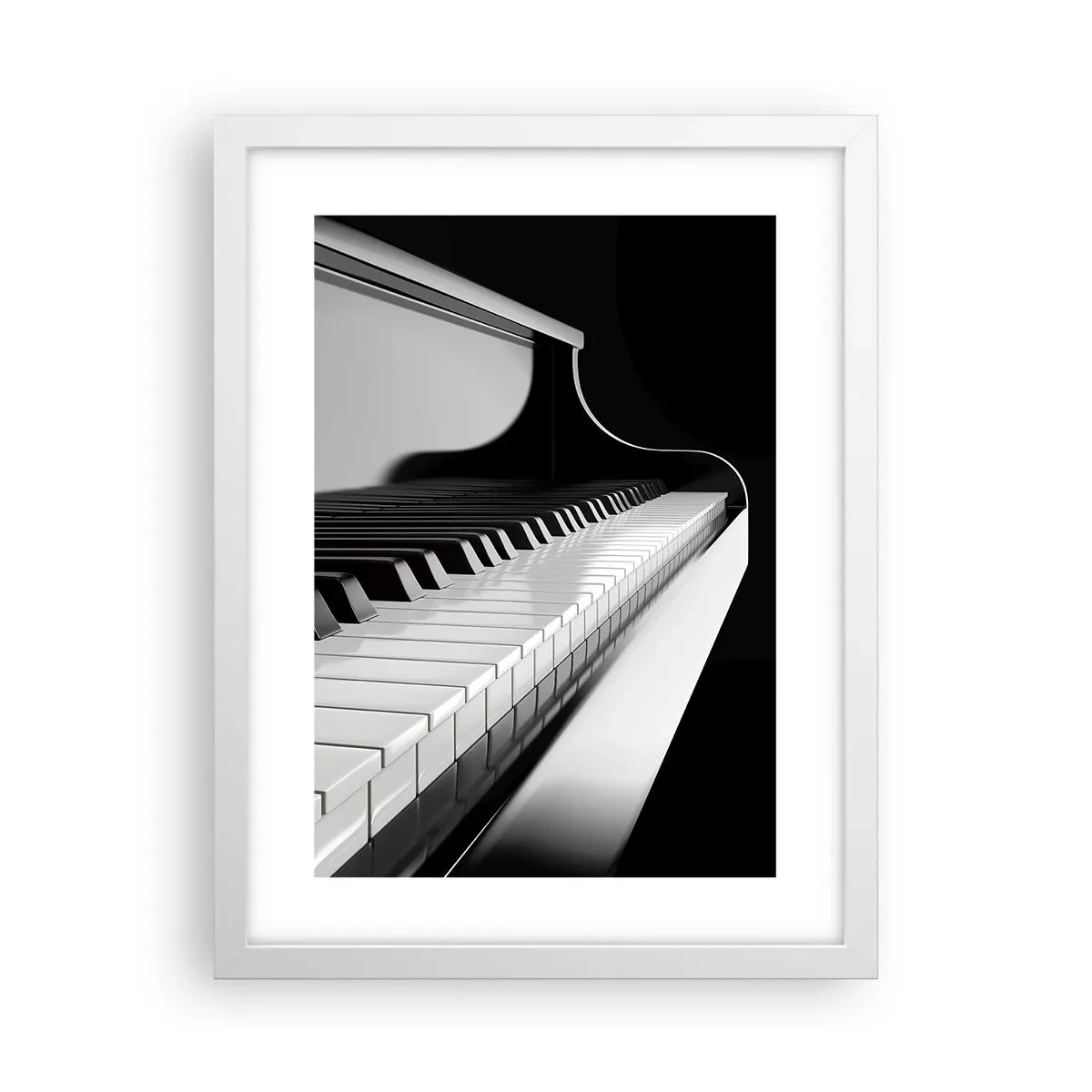 Poster in een witte lijst - Harmonie van vormen en kleuren - 30x40 cm