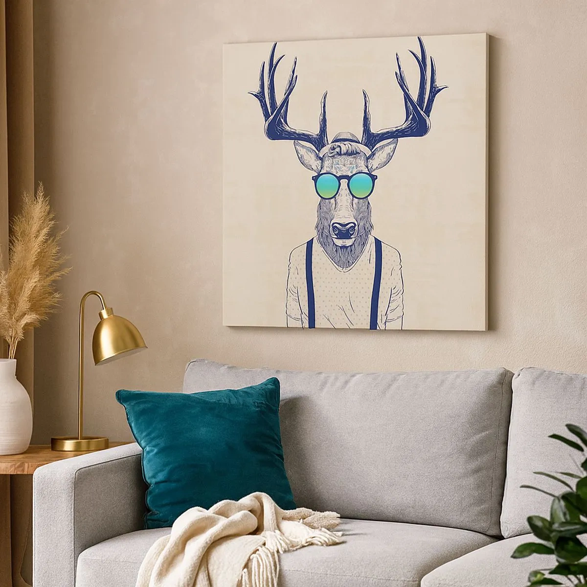 Schilderen op canvas - Wie had je verwacht? - 30x30 cm