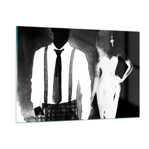 Schilderen op glas - In een noir sfeer - 120x80 cm