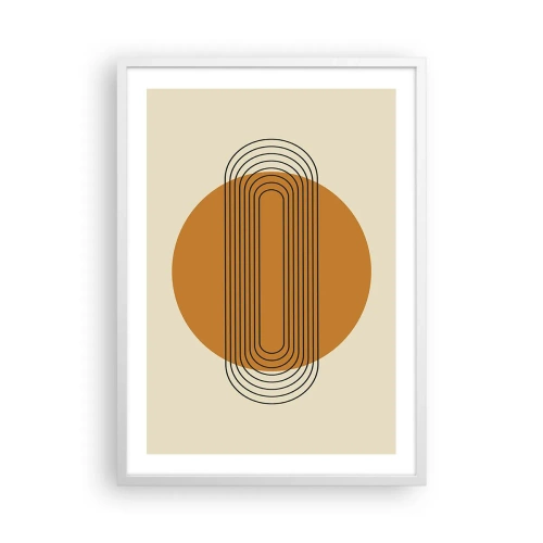 Poster in een witte lijst - Perfect plan - 50x70 cm