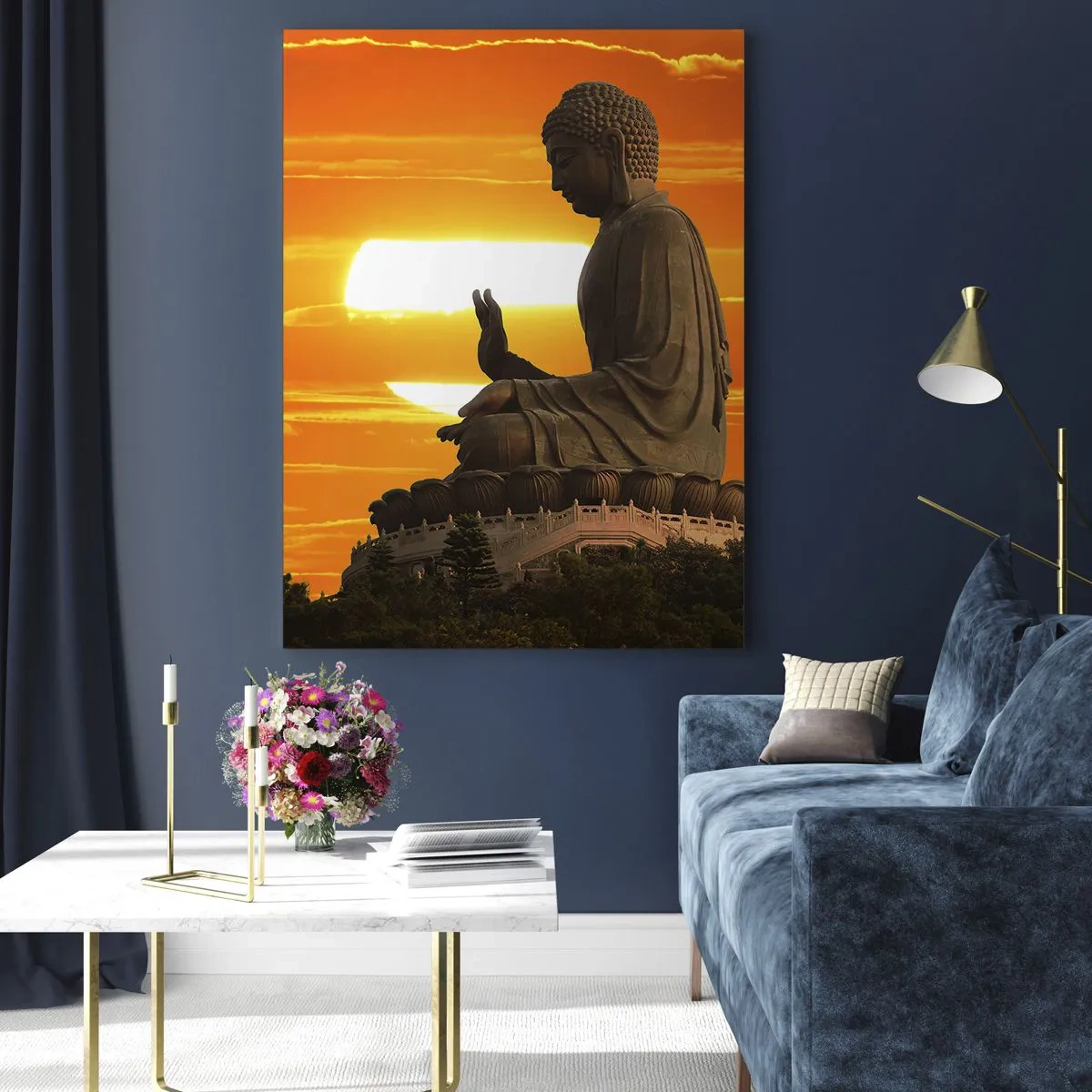 Schilderen op glas - Geen angst voor de wereld - 50x70 cm