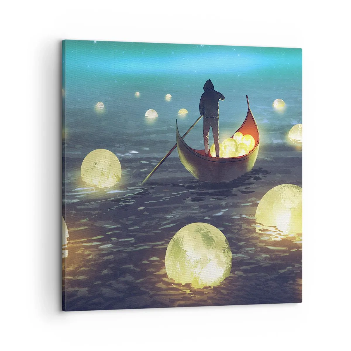 Schilderen op canvas - Dingen waar filosofen nooit van hebben gedroomd - 50x50 cm