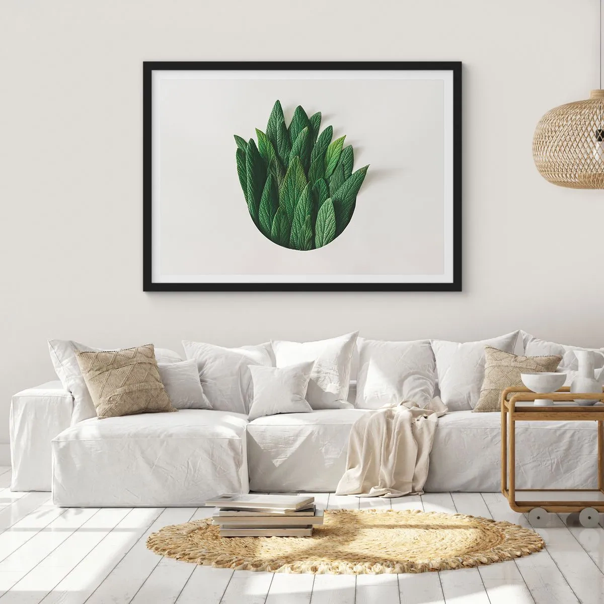 Poster in een zwarte lijst - Ongebreidelde nieuwsgierigheid - 91x61 cm