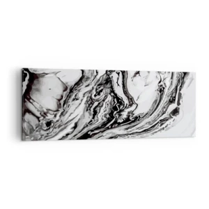 Schilderen op canvas - In het begin was er chaos - 140x50 cm