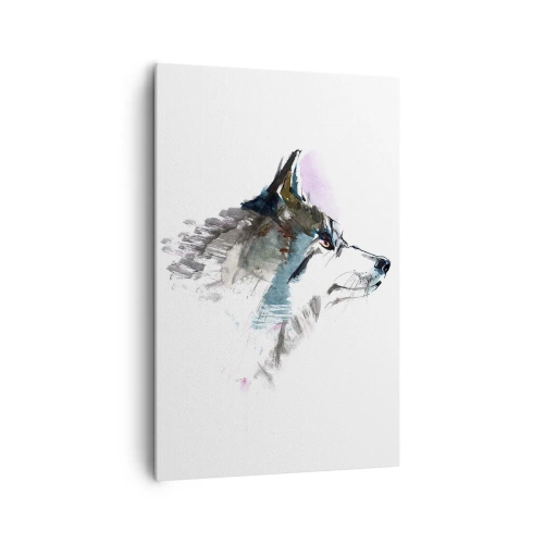 Schilderen op canvas - Als we het over de duivel hebben - 80x120 cm