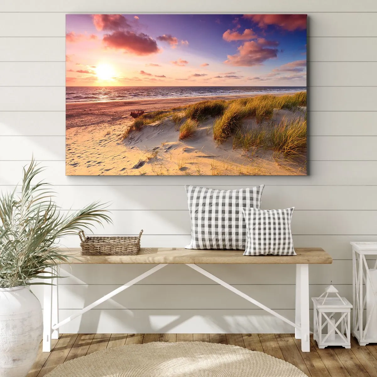 Schilderen op canvas - De lucht ruikt al in de zomer - 120x80 cm