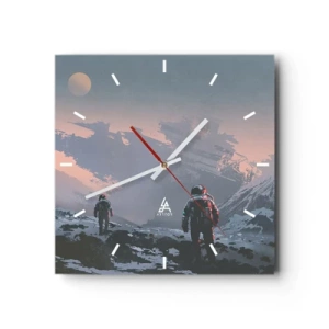 Wandklok - Klok - Onder een onbekende ster - 30x30 cm