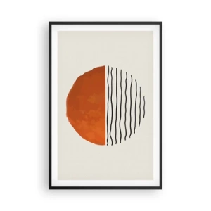 Poster in een zwarte lijst - In het Japanse klimaat - 61x91 cm