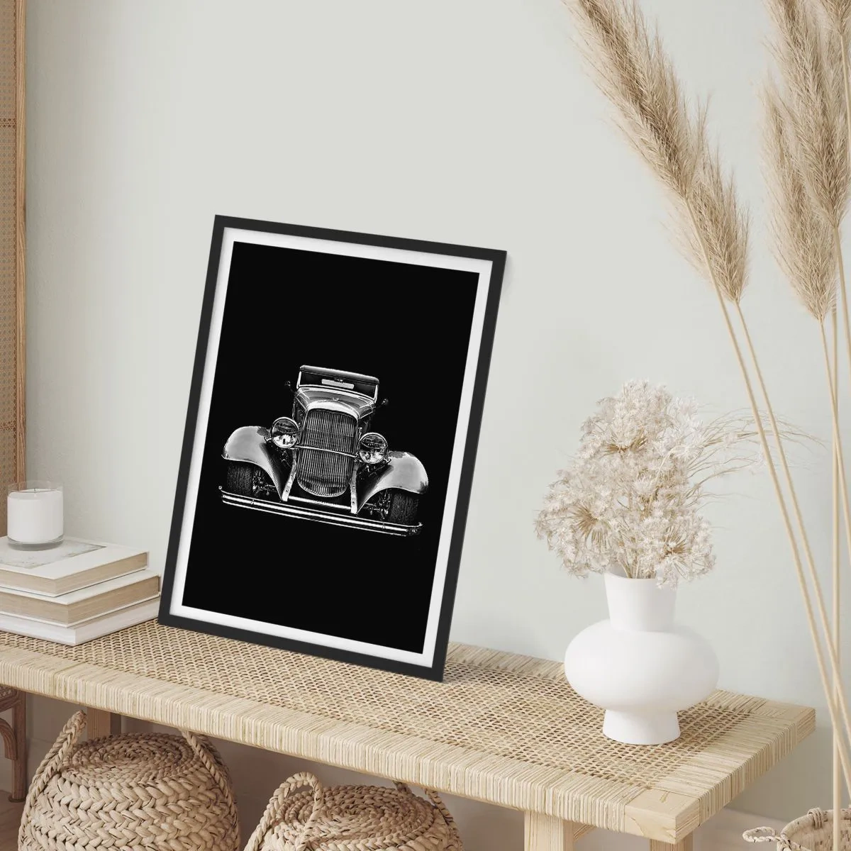 Poster in een zwarte lijst - Een echte gentleman - 70x100 cm