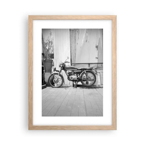 Een poster in een licht eiken lijst - Klassiek boven alles - 30x40 cm