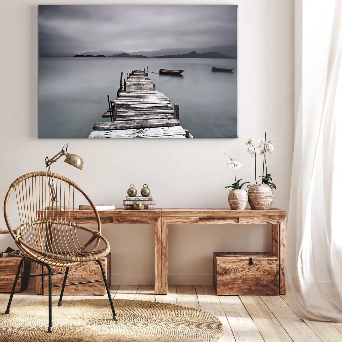 Schilderen op canvas - Je kunt morgen gaan - 100x70 cm