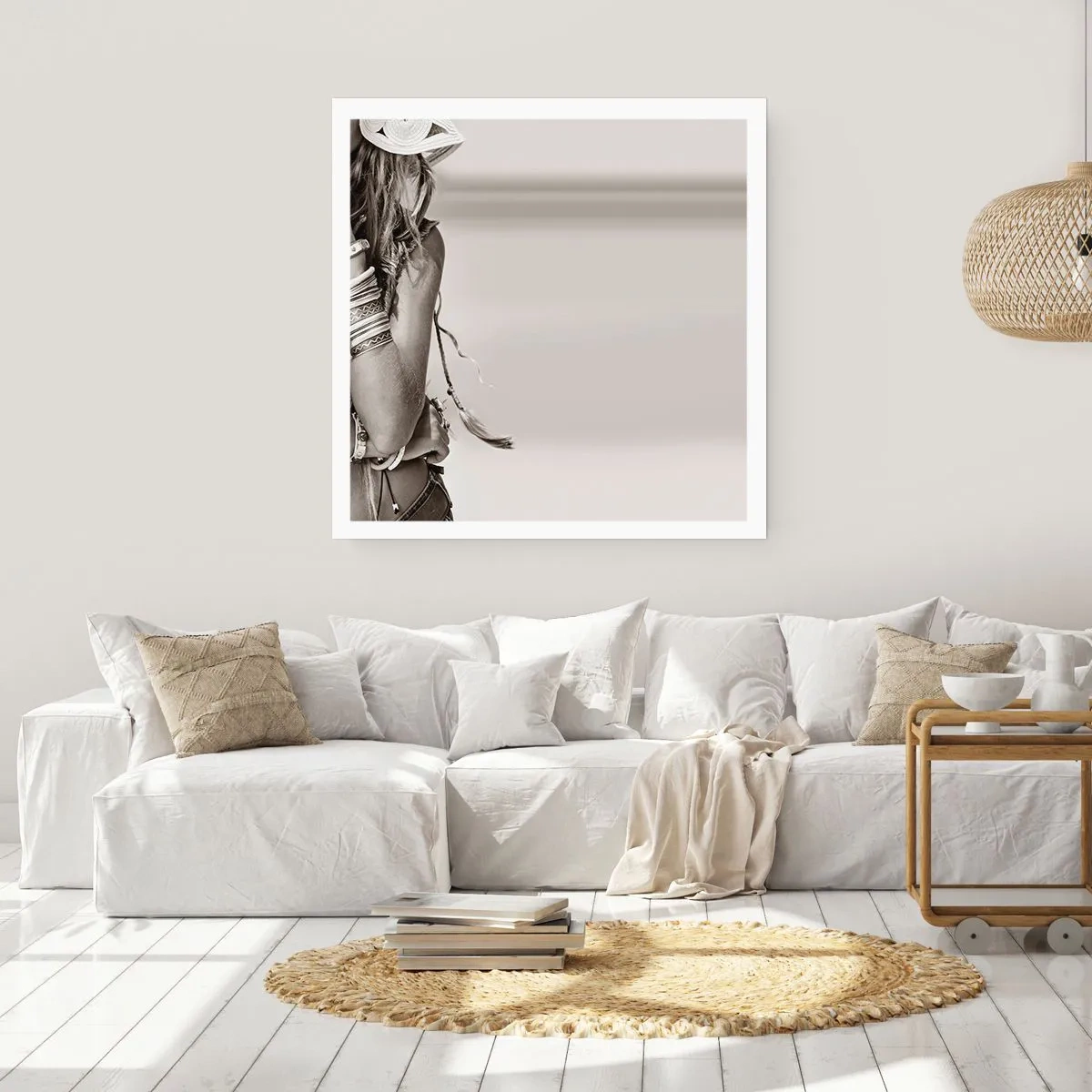 Poster - Waarom een meisje - 60x60 cm