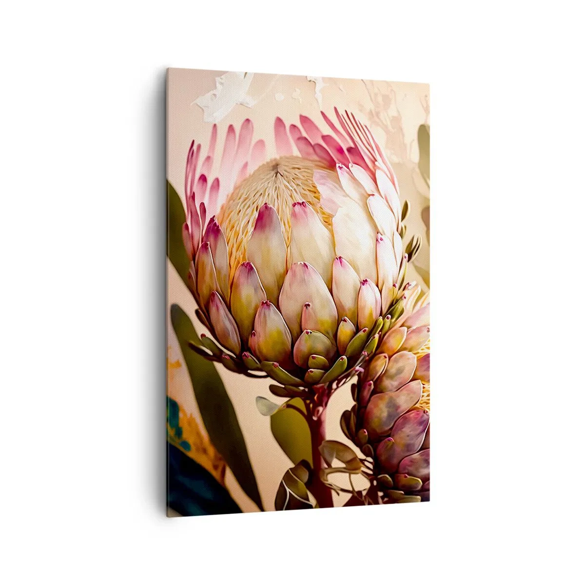 Schilderen op canvas - Teeder omarmd - 80x120 cm