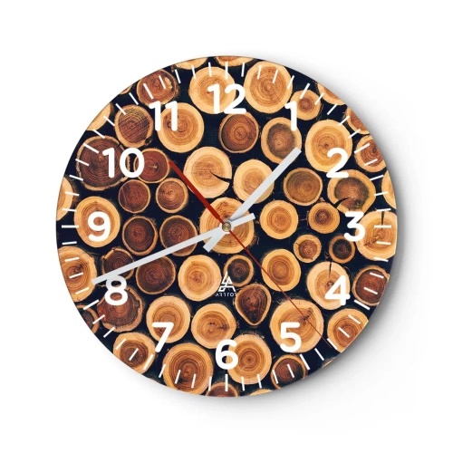 Wandklok - Klok - Hoe oud zie ik eruit? - 30x30 cm