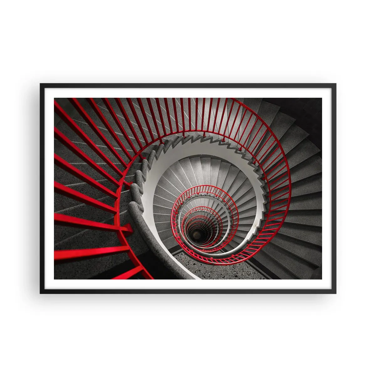 Poster in een zwarte lijst - Architectuur plezier - 100x70 cm