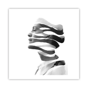 Poster - Surrealistisch portret - 60x60 cm