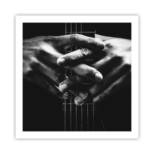 Poster - Gebed van de kunstenaar - 60x60 cm