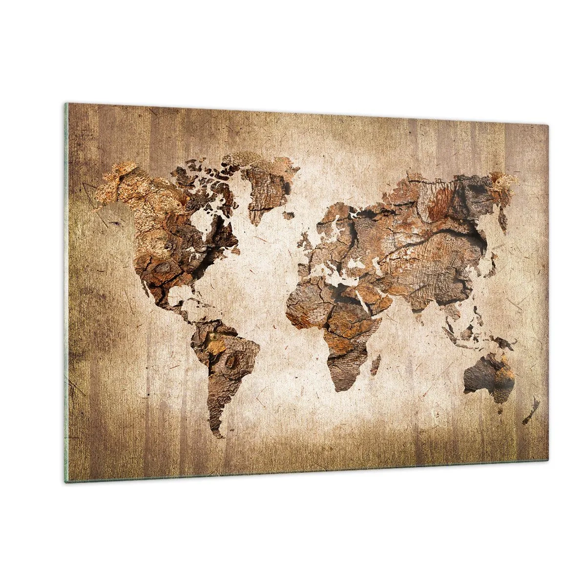 Schilderen op glas - Ontdekking van de wereld - 120x80 cm
