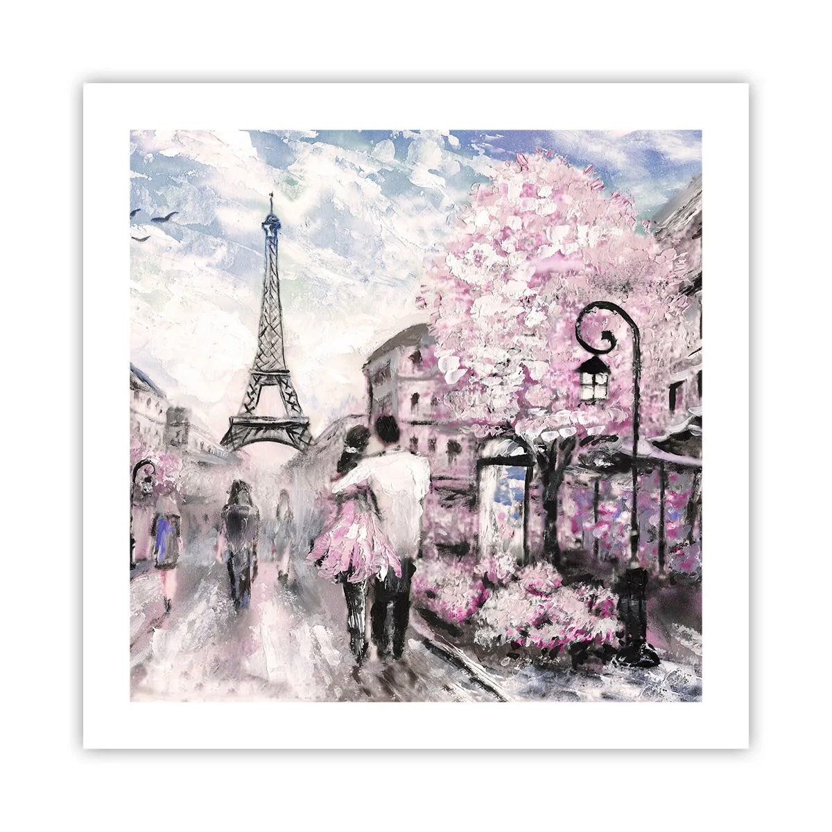 Poster - Hoe verliefd te worden is alleen in ... - 50x50 cm