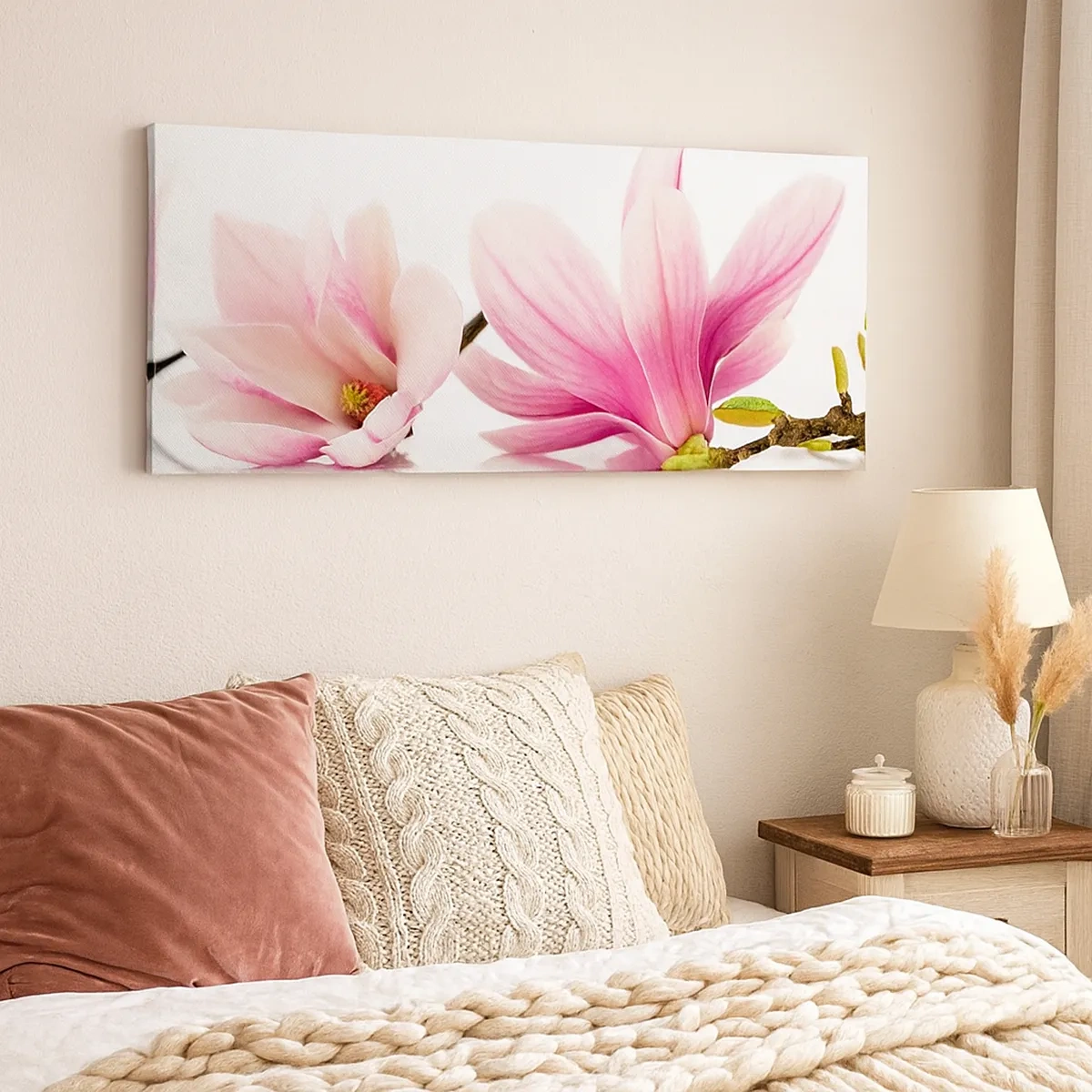 Schilderen op canvas - Delicaat als een lentebriesje - 30x30 cm