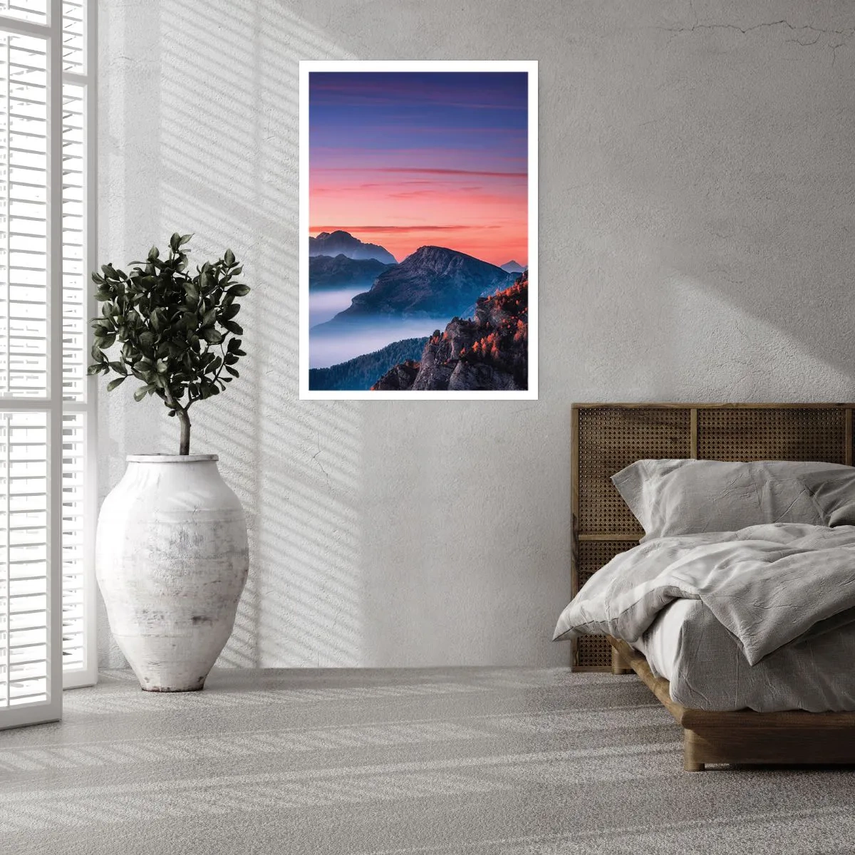 Poster - Over de valleien - 61x91 cm