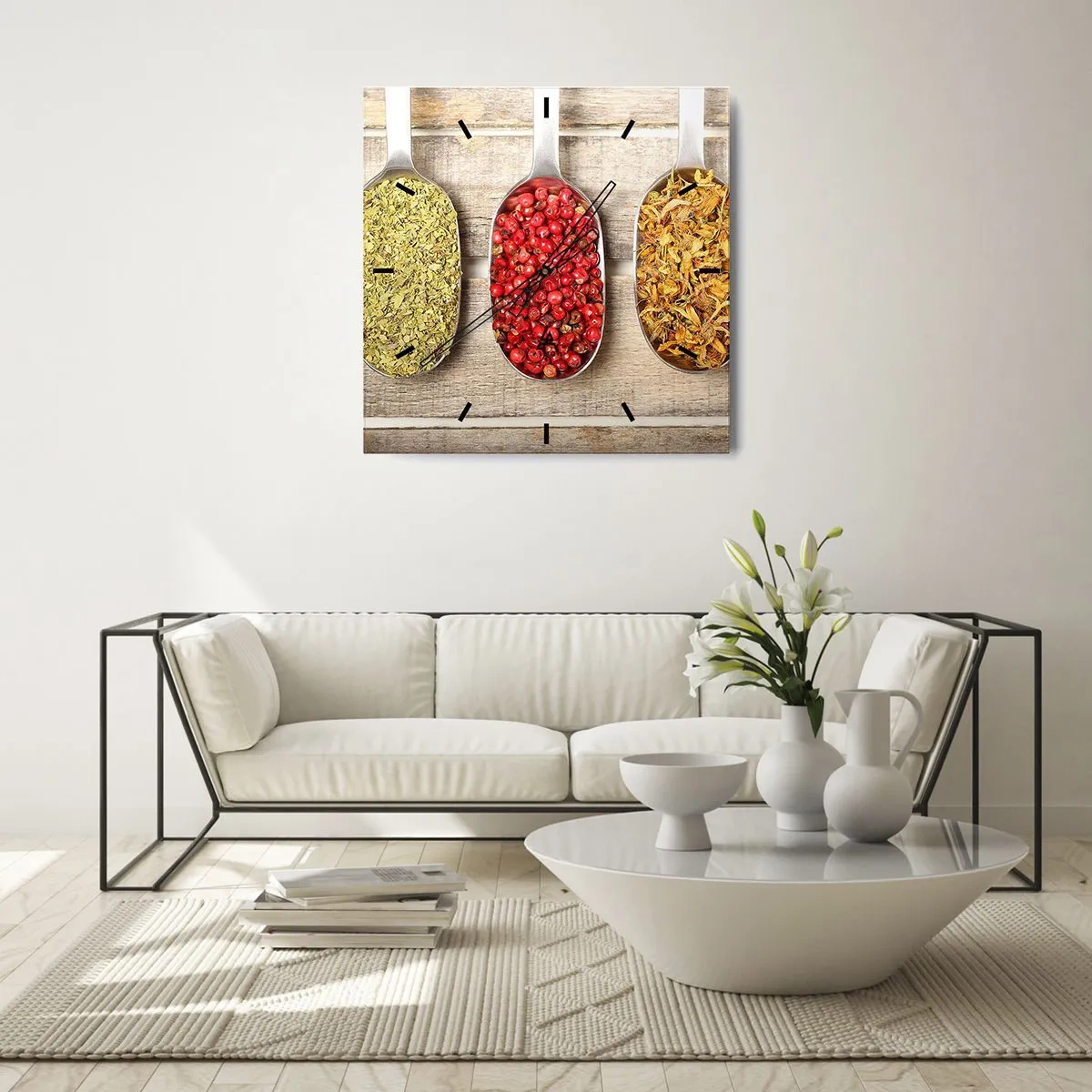 Wandklok - Klok - Keuken magie - 30x30 cm