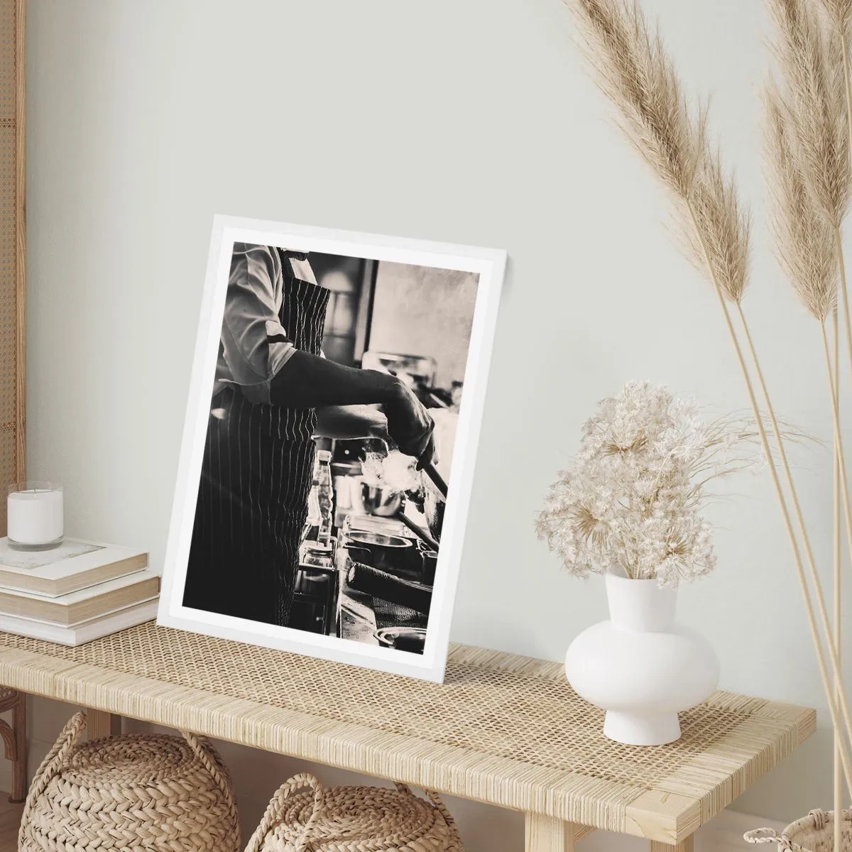 Poster in een witte lijst - Alchemie van smaken - 61x91 cm