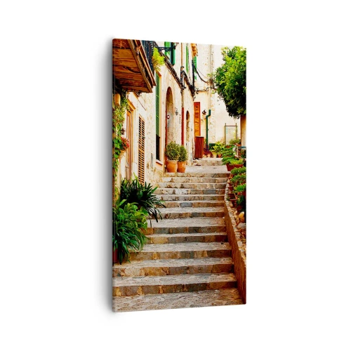 Schilderen op canvas - De charme van een Spaanse vakantie - 55x100 cm