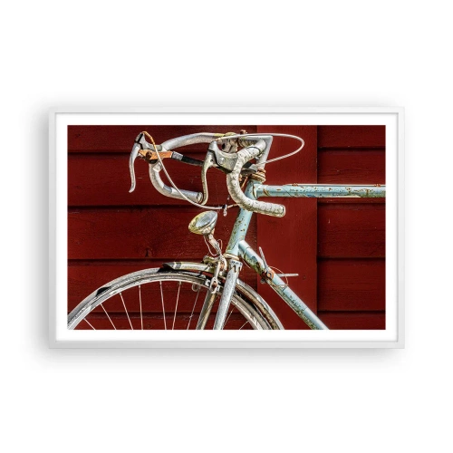 Poster in een witte lijst - Gecreëerd om te winnen - 91x61 cm