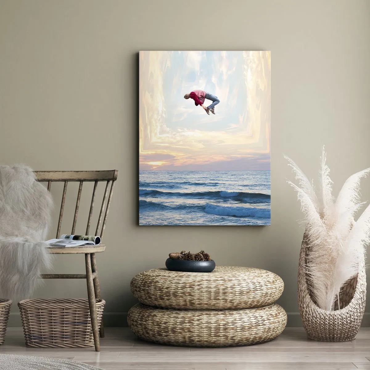 Schilderen op canvas - Naar een andere dimensie - 45x80 cm