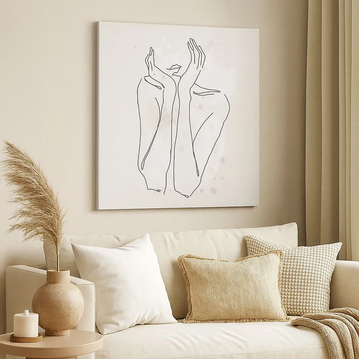 Schilderen op canvas - Een dromerig moment - 30x30 cm