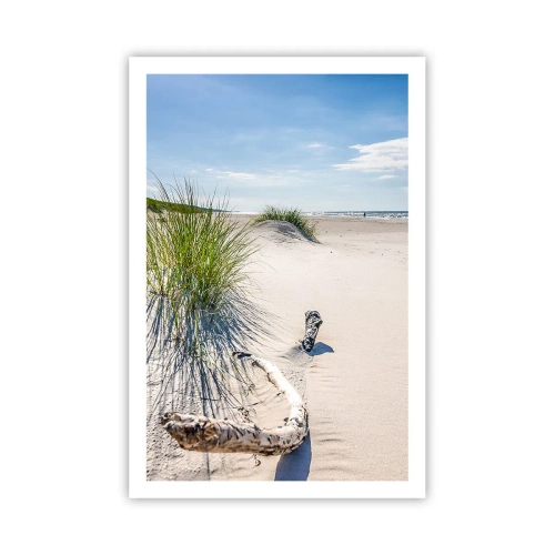 Poster - De mooiste zandstrand? Oostzee-strand - 61x91 cm