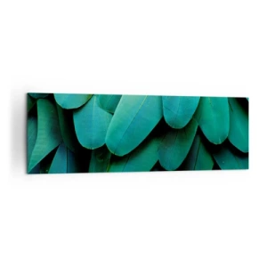 Schilderen op canvas - Papegaaiachtige precisie - 160x50 cm