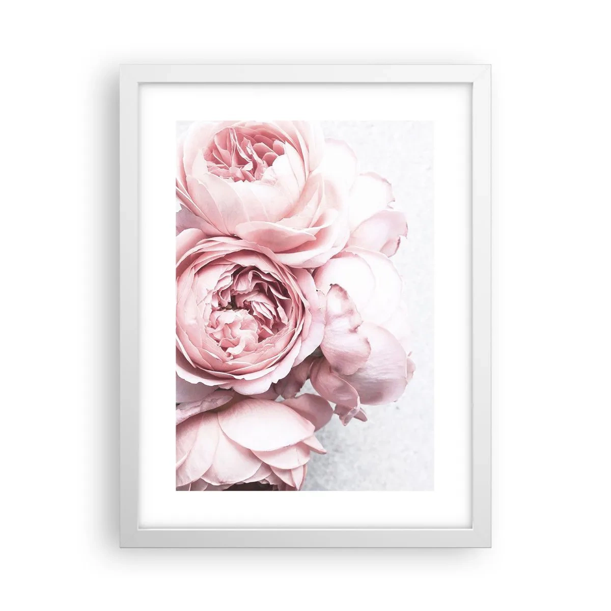 Poster in een witte lijst - Voor romantici - 30x40 cm