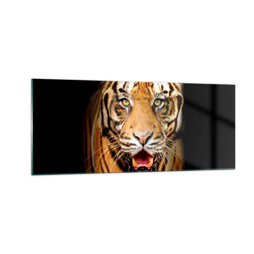 Schilderen op glas - Wildheid in het hart - 100x40 cm