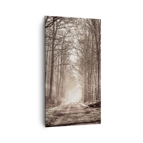 Schilderen op canvas - Boskathedraal - 45x80 cm