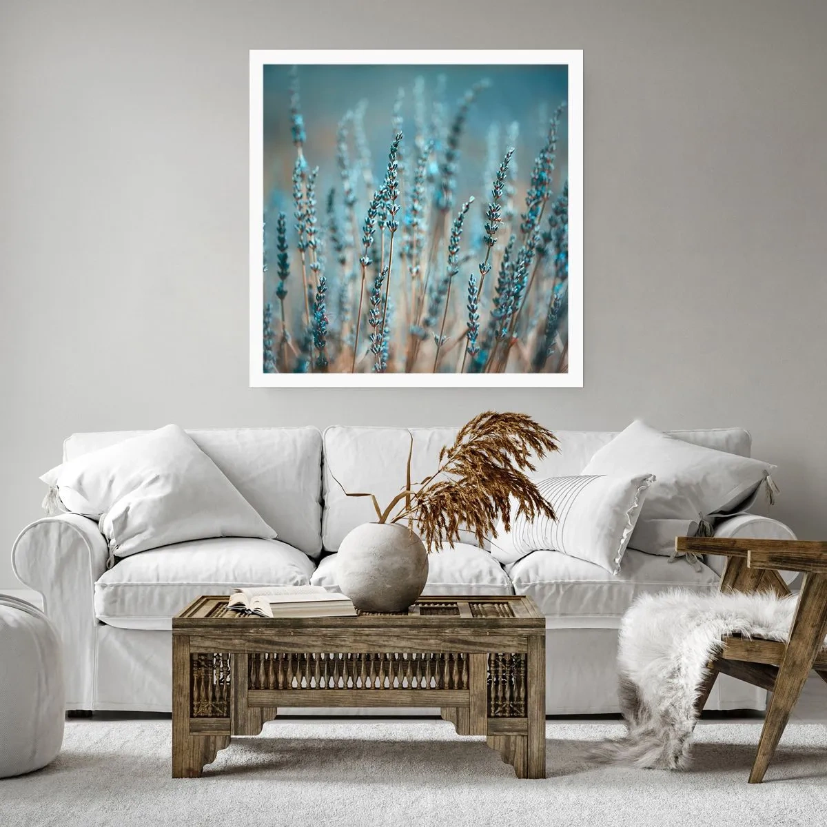 Poster - Geurig korenveld - 50x50 cm