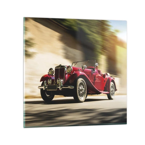 Schilderen op glas - Mooier dan Nike van Samothrace - 40x40 cm