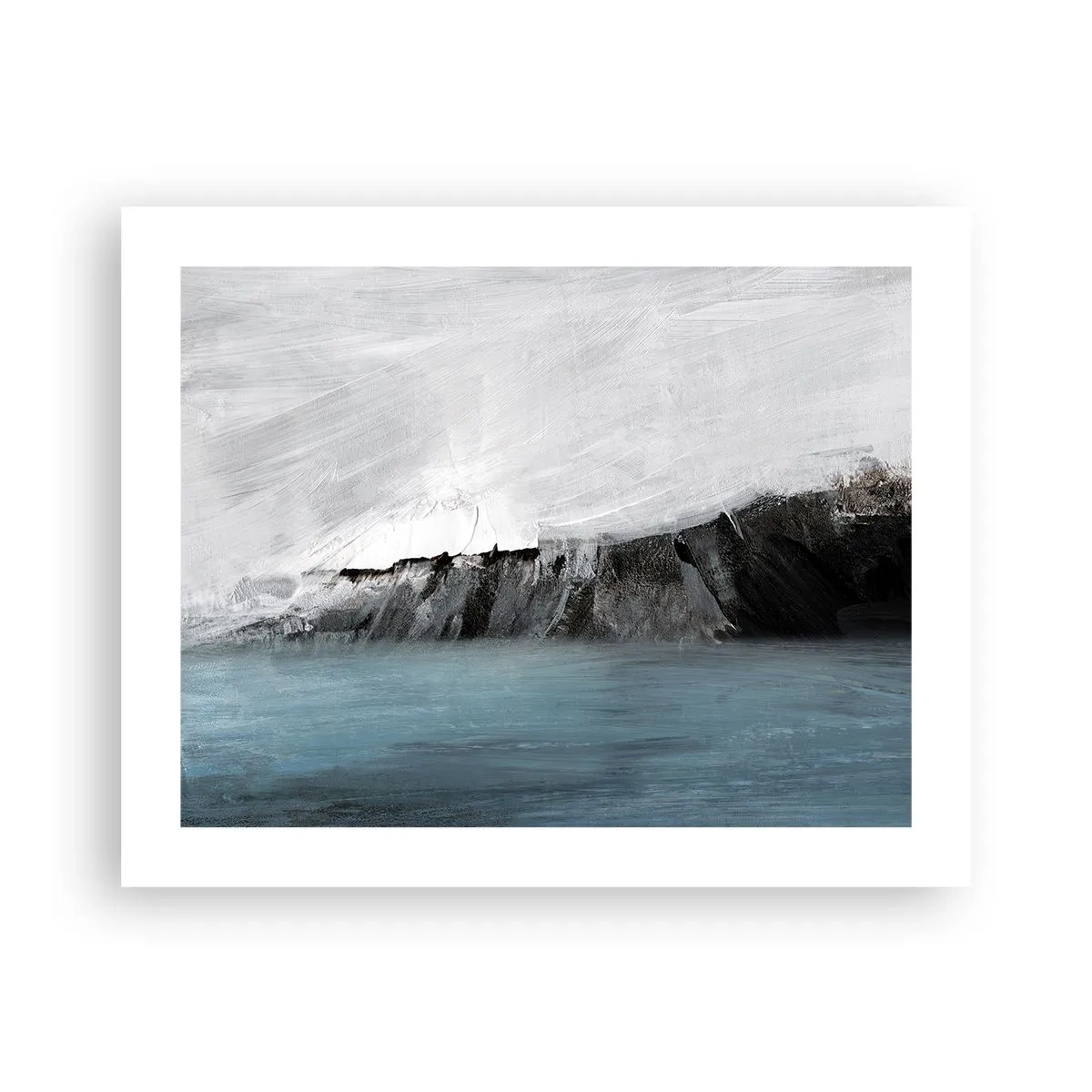 Poster - Water – aarde: botsing der elementen - 50x40 cm