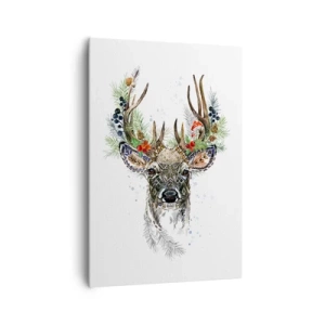 Schilderen op canvas - In een feestelijk gewaad - 70x100 cm