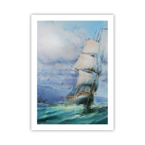 Poster - Goede wind - 50x70 cm