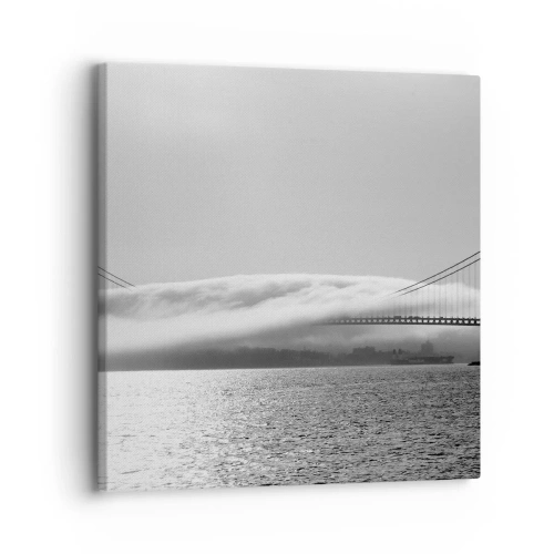 Schilderen op canvas - Vaar door de Golden Gates - 30x30 cm