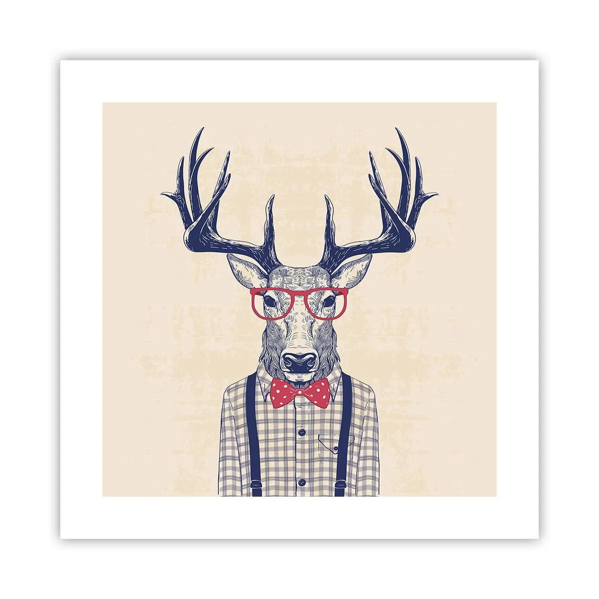 Poster - Een grappig extravaganza - 40x40 cm