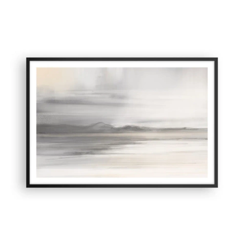 Poster in een zwarte lijst - Afstand in reflectie - 91x61 cm