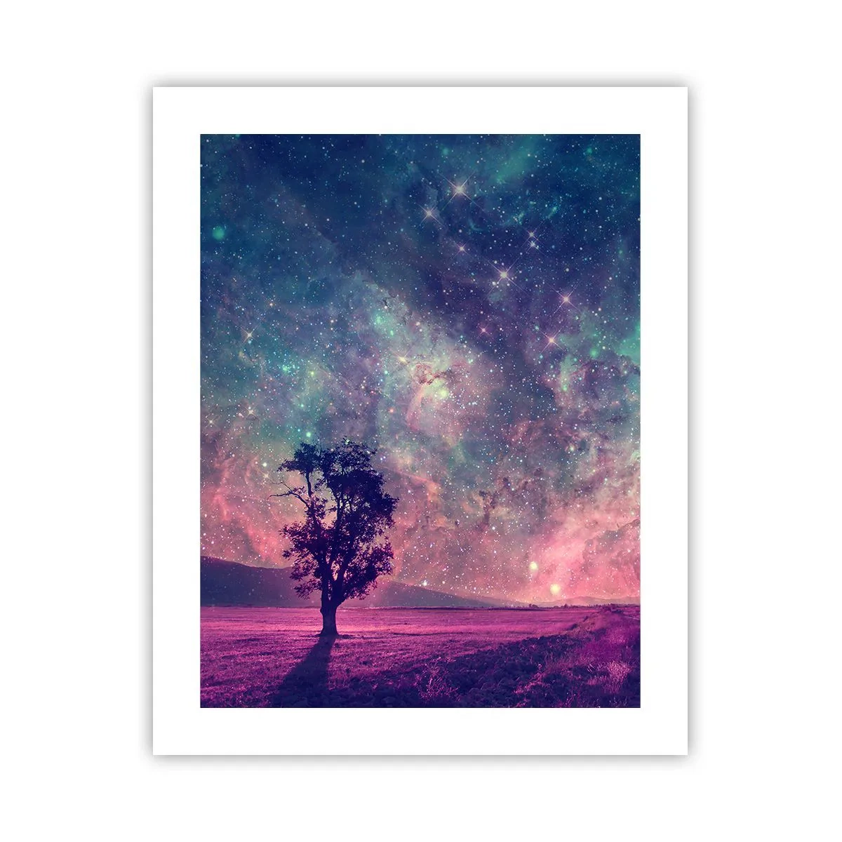 Poster - Onder de magische hemel - 40x50 cm