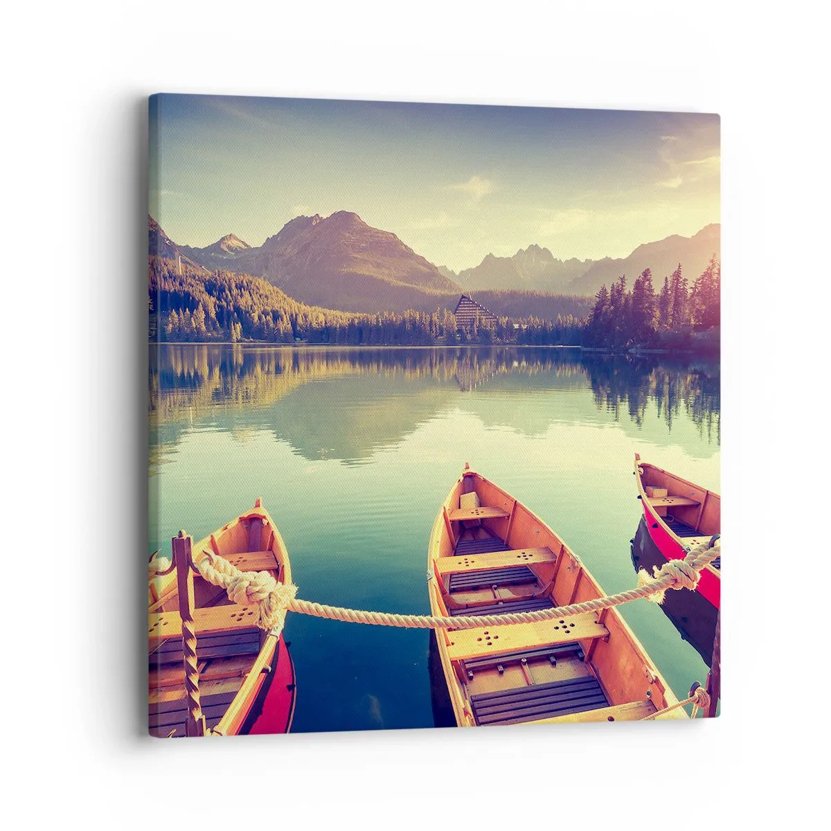 Schilderen op canvas - Leef volgens haar wetten - 40x40 cm