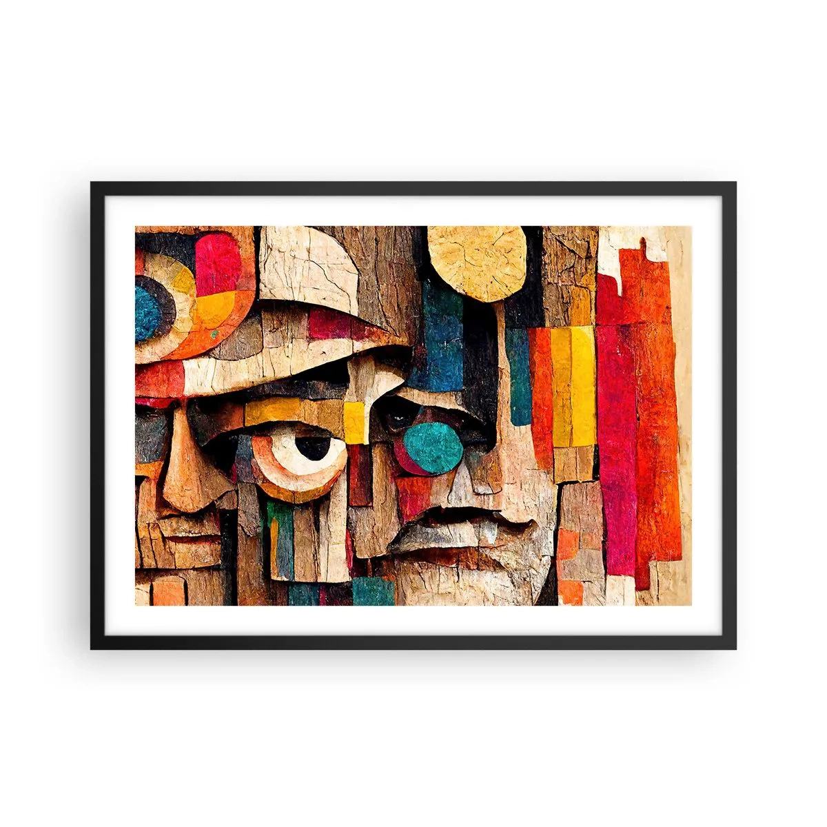 Poster in een zwarte lijst - Ik zie je… - 70x50 cm