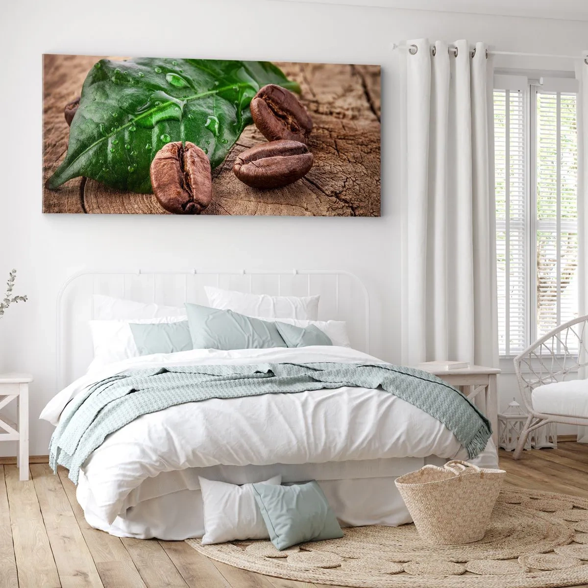 Schilderen op canvas - De meest ware en zwarte - 100x40 cm