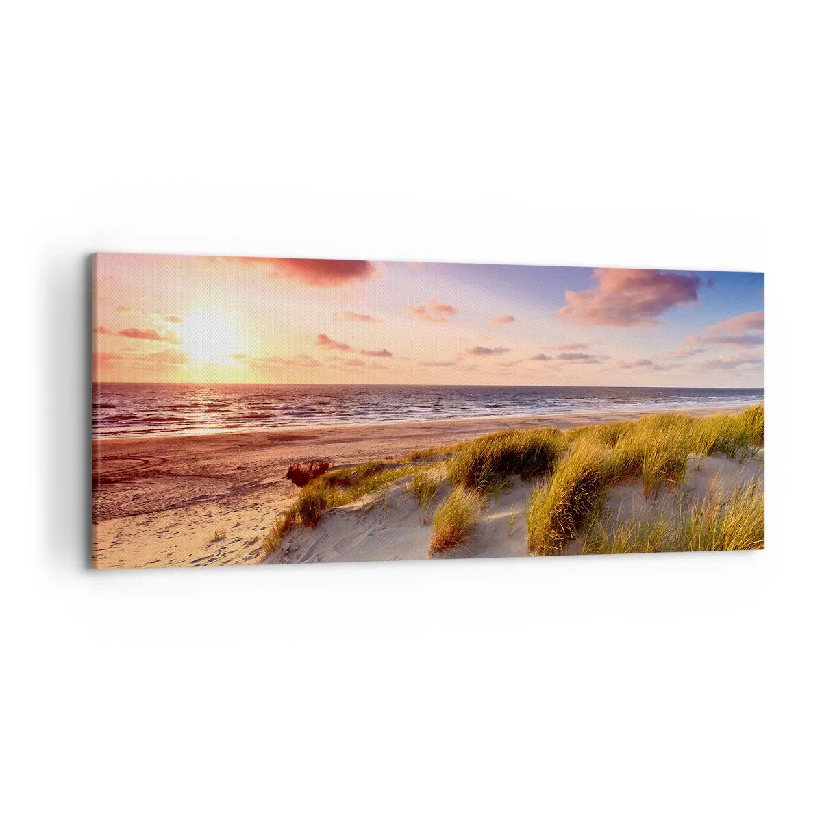Schilderen op canvas - De lucht ruikt al in de zomer - 120x50 cm