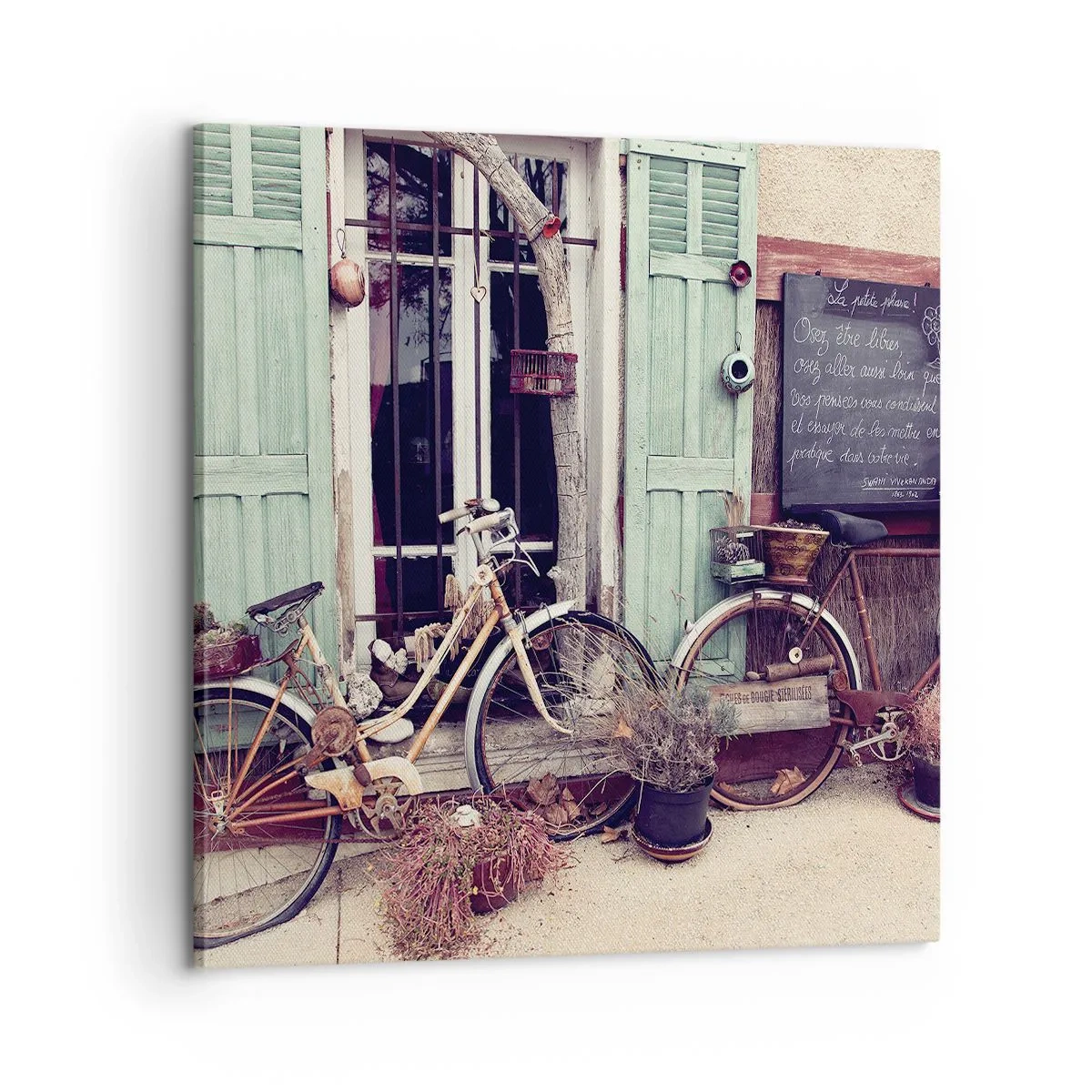 Schilderen op canvas - Lang leve de provincie - 60x60 cm